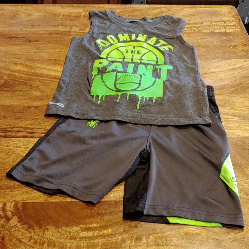 Spyder/Jumping Bean Tank top & Shorts Matching Set